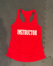 Load image into Gallery viewer, Red White Logo XHH Instructor Racerback
